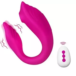 PUWCBZE Couples Vibrator with 10 Powerful Vibrations Wireless Remote Control, Stimulator Rechargeable Massager