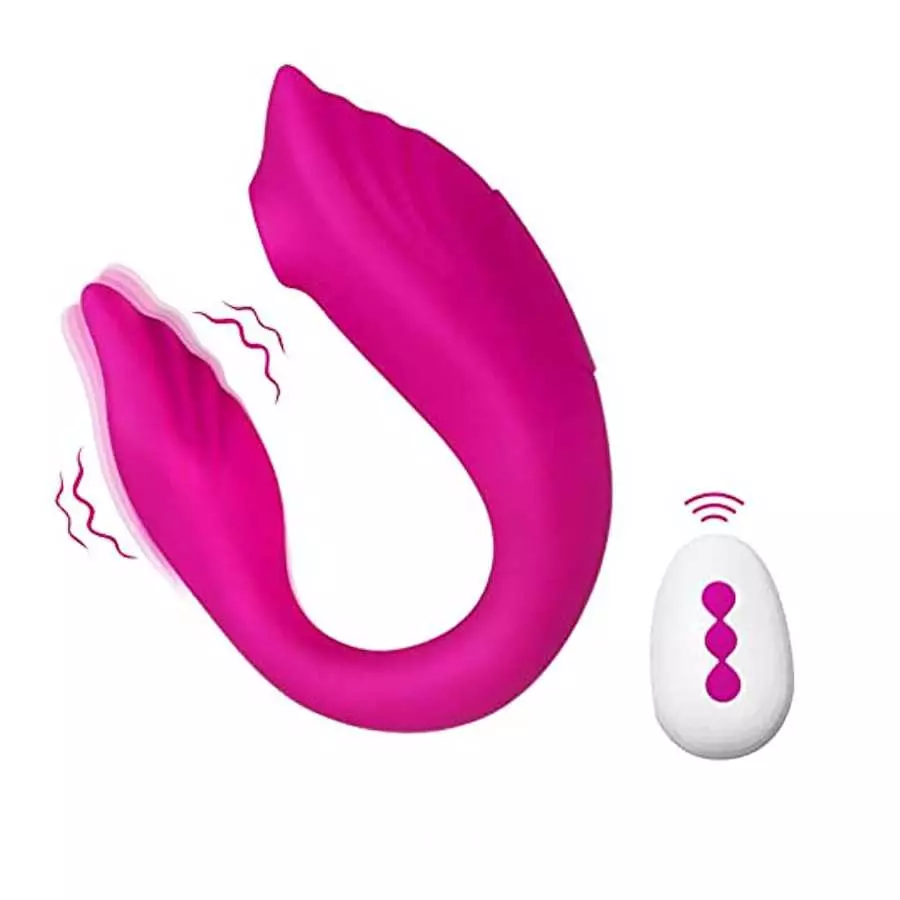 PUWCBZE Couples Vibrator with 10 Powerful Vibrations Wireless Remote Control, Stimulator Rechargeable Massager