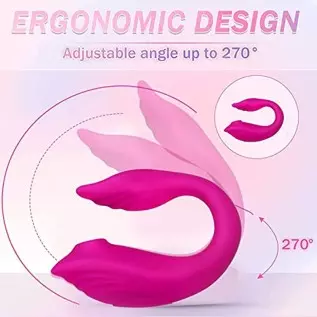 PUWCBZE Couples Vibrator with 10 Powerful Vibrations Wireless Remote Control, Stimulator Rechargeable Massager