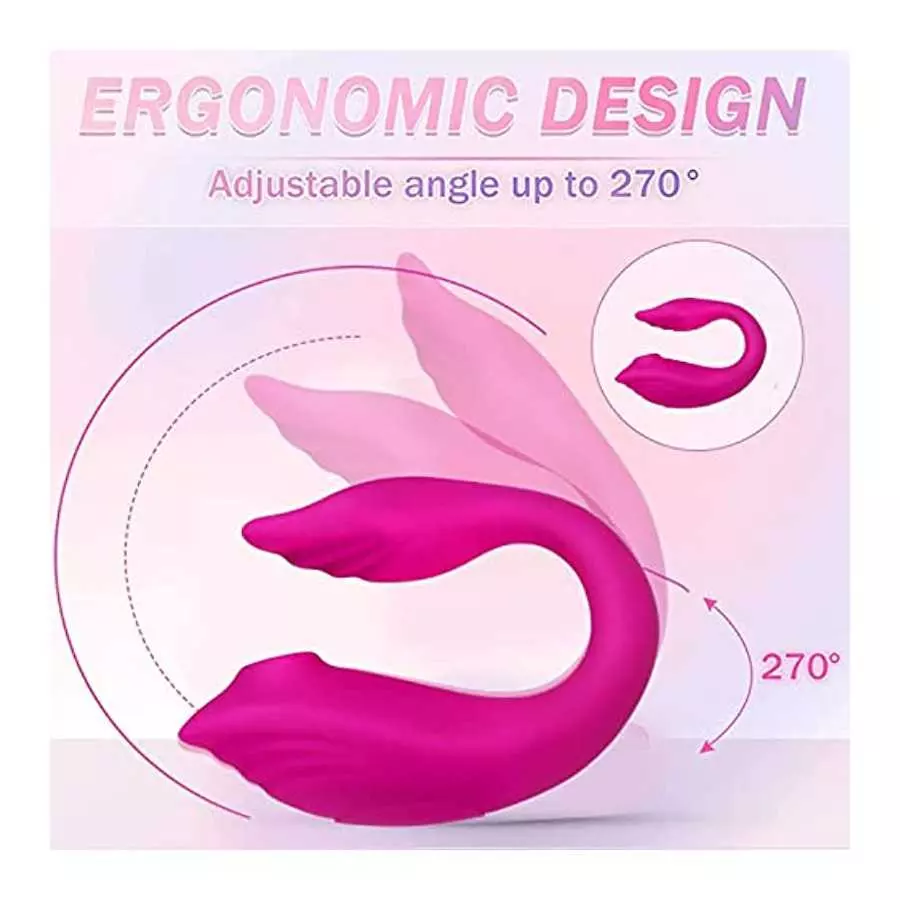 PUWCBZE Couples Vibrator with 10 Powerful Vibrations Wireless Remote Control, Stimulator Rechargeable Massager