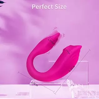 PUWCBZE Couples Vibrator with 10 Powerful Vibrations Wireless Remote Control, Stimulator Rechargeable Massager