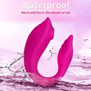 PUWCBZE Couples Vibrator with 10 Powerful Vibrations Wireless Remote Control, Stimulator Rechargeable Massager