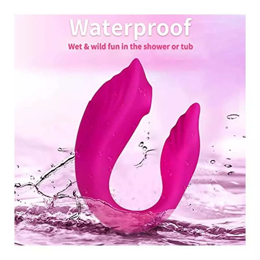 PUWCBZE Couples Vibrator with 10 Powerful Vibrations Wireless Remote Control, Stimulator Rechargeable Massager