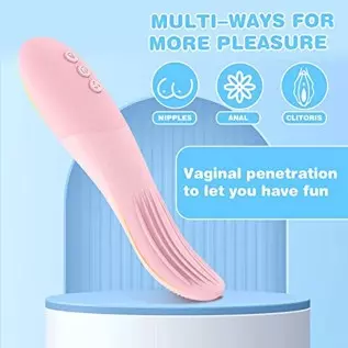 Clitoris Tongue Licking Vibrator, XINBALE G-spot Nipple Stimulator wiht 10 Vibration Modes Heating Soft Dildo Vibrators USB Rech Clitoris Tongue Licking Vibrator, XINBALE G-spot Nipple Stimulator wiht 10 Vibration Modes Heating Soft Dildo Vibrators USB Rech