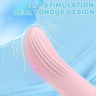 Clitoris Tongue Licking Vibrator, XINBALE G-spot Nipple Stimulator wiht 10 Vibration Modes Heating Soft Dildo Vibrators USB Rech Clitoris Tongue Licking Vibrator, XINBALE G-spot Nipple Stimulator wiht 10 Vibration Modes Heating Soft Dildo Vibrators USB Rech