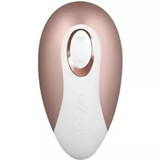 Satisfyer Deluxe Air-Pulse Clitoris Stimulator - Non-Contact Clitoral Sucking Pressure-Wave Technology, Waterproof, Rechargeable Satisfyer Deluxe Air-Pulse Clitoris Stimulator - Non-Contact Clitoral Sucking Pressure-Wave Technology, Waterproof, Rechargeable