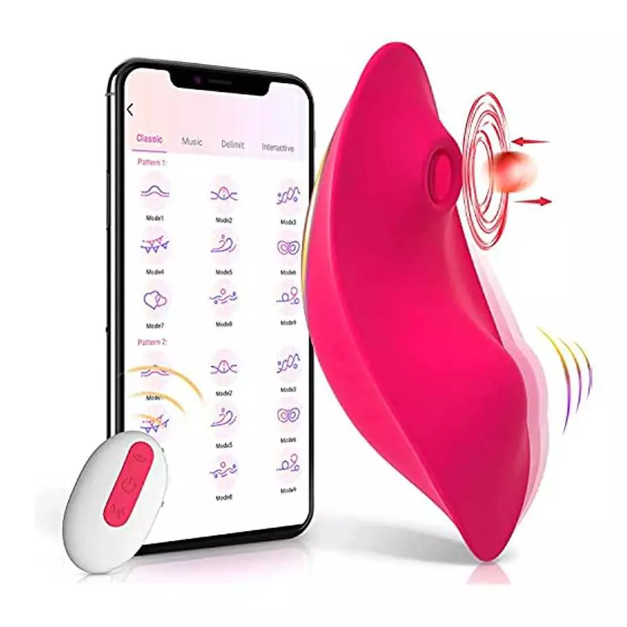 Wearable Clitoral G Spot Vibrator for Women, Rose Toy for Woman with 9 Vibrating Modes, Nipples Clitoral Stimulator Sex Toys wit Wearable Clitoral G Spot Vibrator for Women, Rose Toy for Woman with 9 Vibrating Modes, Nipples Clitoral Stimulator Sex Toys wit