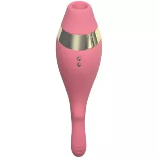 The Adventurer Air Pressure Vibrator | Rechargeable & Shower-Friendly | Made with Velvet Soft Silicone | 5 Air Sensations & 10 V