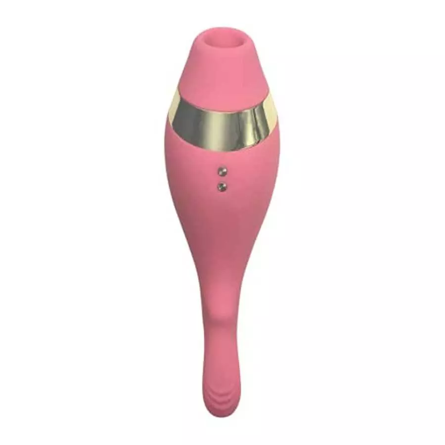 The Adventurer Air Pressure Vibrator | Rechargeable & Shower-Friendly | Made with Velvet Soft Silicone | 5 Air Sensations & 10 V