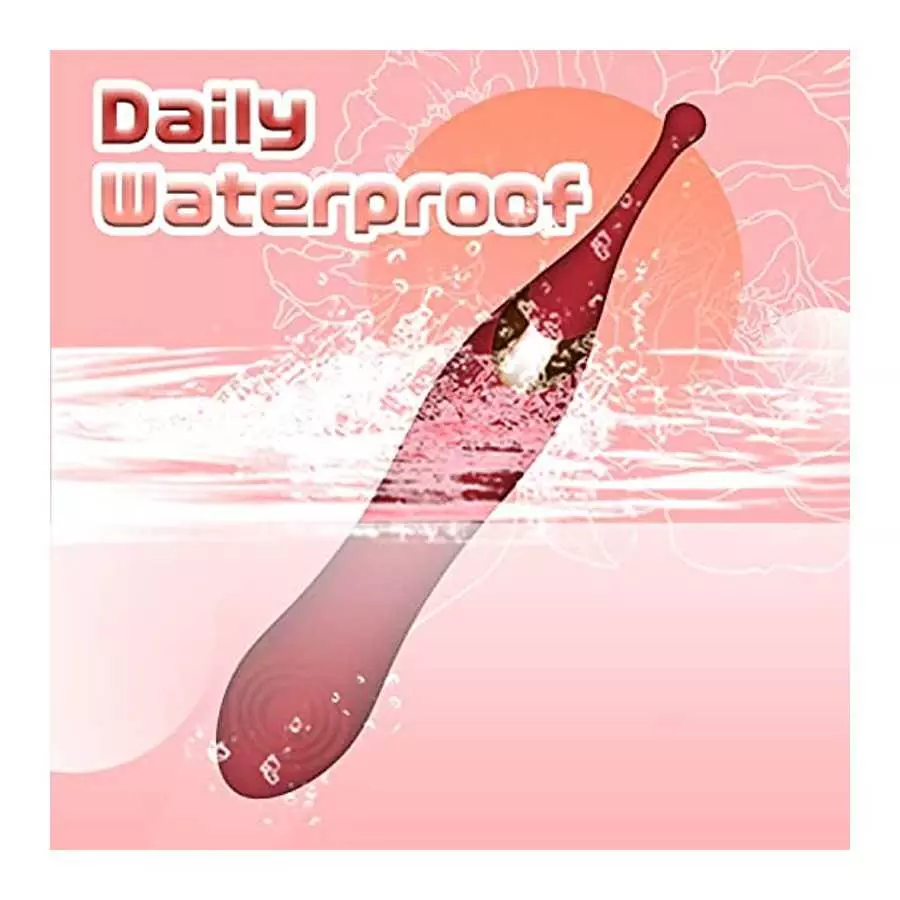 High Frequency Clitoral Vibrator G Spot Stimulator with Double-Sided Flapping, 2 in 1 Powerful Vibrating & Hitting Clit Nipple M