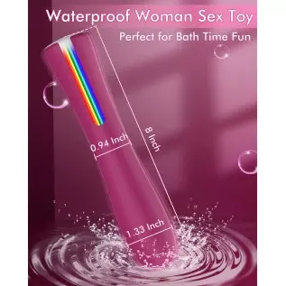 G Spot Dildo Vibrator - MOOLIGIRL Vibrating Wand Clitoral Vibrator with 11 Vibration Modes, Rose Sex Personal Massager Clitoral G Spot Dildo Vibrator - MOOLIGIRL Vibrating Wand Clitoral Vibrator with 11 Vibration Modes, Rose Sex Personal Massager Clitoral