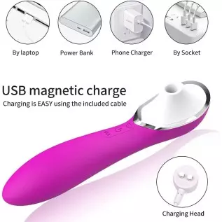 Sucking Vibrator for Women with 10 Intense Suction and 10 Speed Vibration Rechargeable Clit Sucker Nipple Stimulator Sex Toys fo Sucking Vibrator for Women with 10 Intense Suction and 10 Speed Vibration Rechargeable Clit Sucker Nipple Stimulator Sex Toys fo
