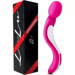 LuLu 8 Powerful Handheld Electric Back Massager for Women - Strong Personal Magic Massage for Sports Recovery, Muscle Aches, & B