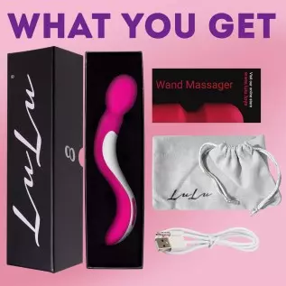 LuLu 8 Powerful Handheld Electric Back Massager for Women - Strong Personal Magic Massage for Sports Recovery, Muscle Aches, & B LuLu 8 Powerful Handheld Electric Back Massager for Women - Strong Personal Magic Massage for Sports Recovery, Muscle Aches, & B