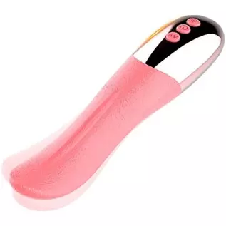 Realistic Clitoral Tongue Licking G Spot Vibrators Adult Sex Toys for Women, 10 Vibration Modes Vaginal Nipples Stimulator with 