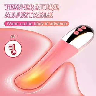 Realistic Clitoral Tongue Licking G Spot Vibrators Adult Sex Toys for Women, 10 Vibration Modes Vaginal Nipples Stimulator with 