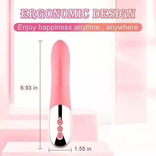 Realistic Clitoral Tongue Licking G Spot Vibrators Adult Sex Toys for Women, 10 Vibration Modes Vaginal Nipples Stimulator with 