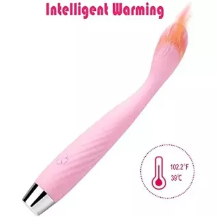 G Spot Vibrator, Orgasm Fast Finger Shaped Waterproof Softer and Flexible Full Silicone Vibes for Women, 14 Vibrations Clitoris 