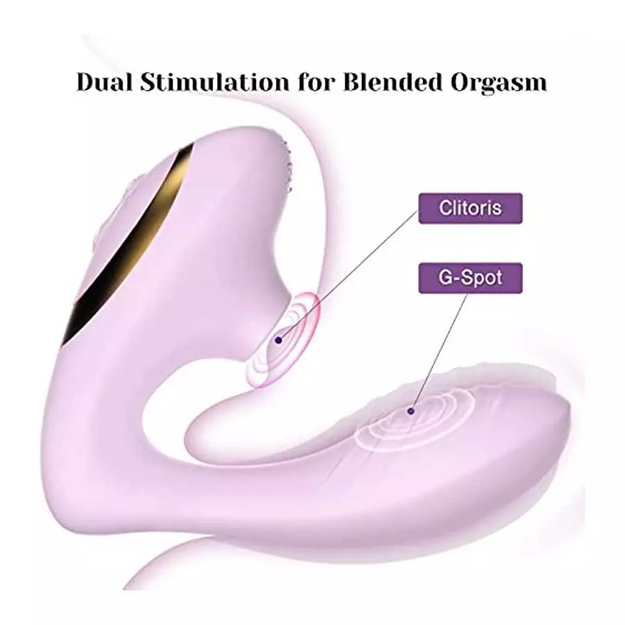 Tracy's Dog Clitoral Sucking Vibrator for Clit G Spot Stimulation, Adult Sex Toys with Remote Control for Women and Couple, Vibr