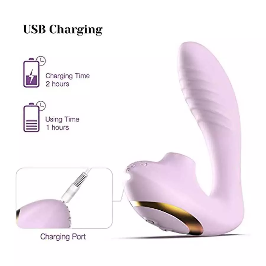 Tracy's Dog Clitoral Sucking Vibrator for Clit G Spot Stimulation, Adult Sex Toys with Remote Control for Women and Couple, Vibr