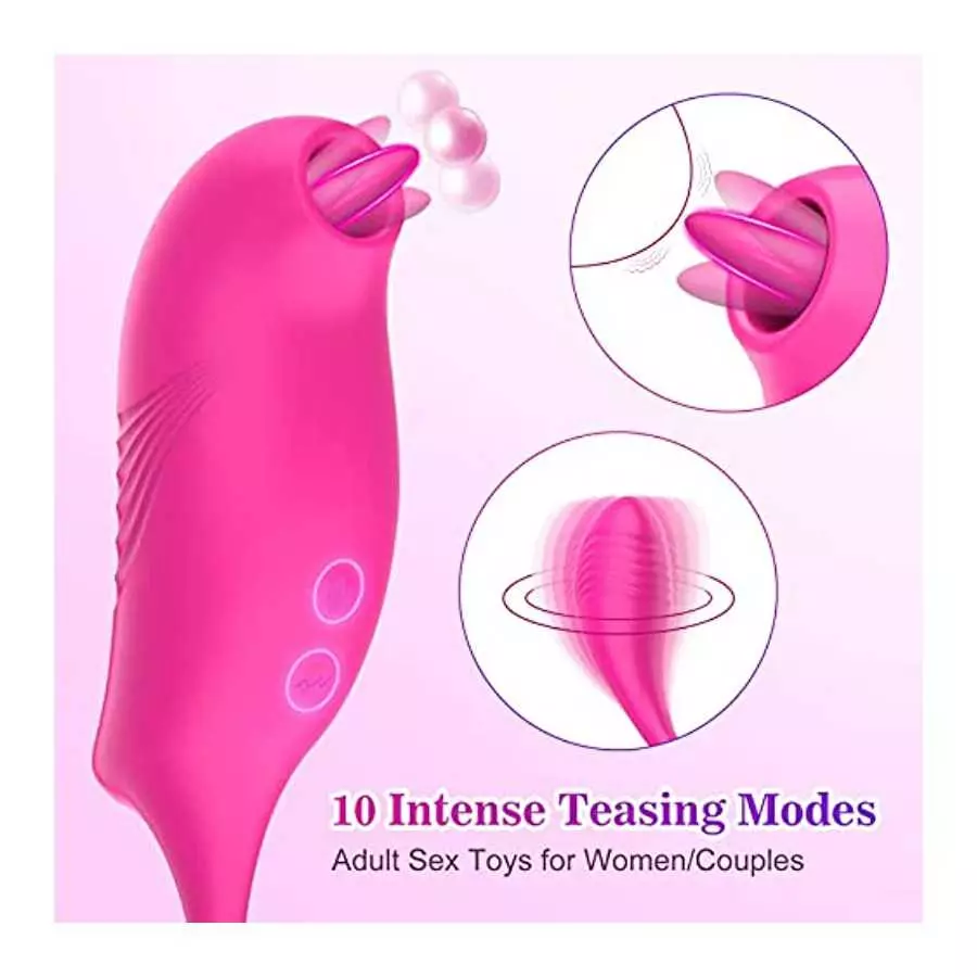Adult Toys Sex Toys for Women - Clitoral Vibrator G-Spot Vibrator with Vibrating Anal Butt Plug, 2 in 1 Personal Massager with 9