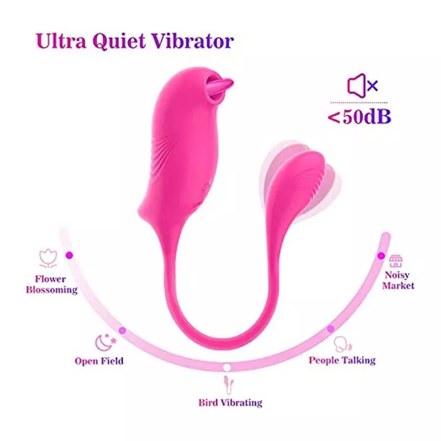 Adult Toys Sex Toys for Women - Clitoral Vibrator G-Spot Vibrator with Vibrating Anal Butt Plug, 2 in 1 Personal Massager with 9