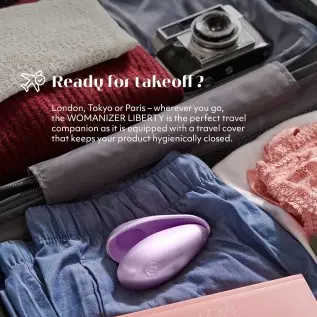 Womanizer Liberty Clitoral Sucking Vibrator Clit Sucking Toy for Women, Pink Rose Womanizer Liberty Clitoral Sucking Vibrator Clit Sucking Toy for Women, Pink Rose