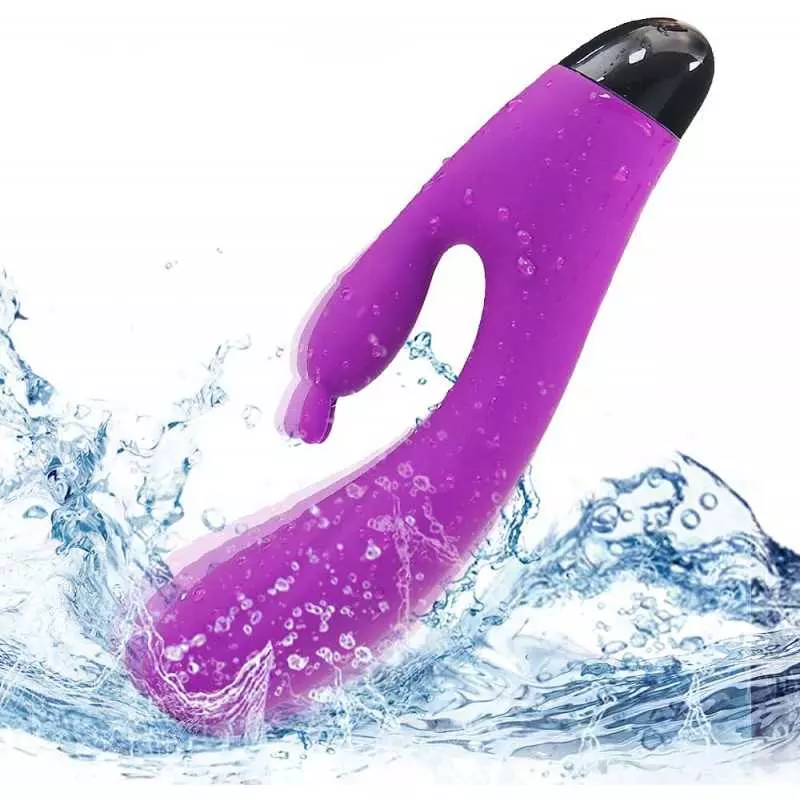 Yoekey G Spot Vibrator for Women,Purple Vibrating Dildo for Clitoris Stimulation with 7 Vibration Modes, Heat Anal Vibrator ,Wat