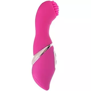 Silicone Clitoral Vibrator with Raised Nubby Ticklers and 7 Powerful Vibrating Functions