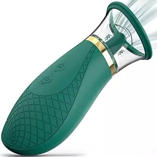 Clitoral Sucking Vibrator Adult Sex Toys, 3 Sucking 9 Licking Modes Nipples Clit Sucker for Quick Orgasm, Tongue Vibrators Adult