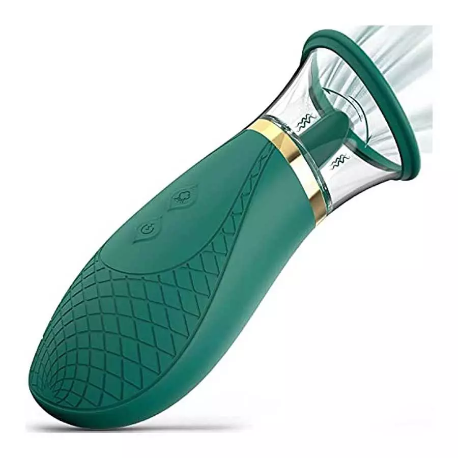 Clitoral Sucking Vibrator Adult Sex Toys, 3 Sucking 9 Licking Modes Nipples Clit Sucker for Quick Orgasm, Tongue Vibrators Adult