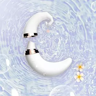 Moon Vibrator for Female,2 in 1 Air Pulse Clitoral Nipple Stimulation Massager,Suitable for Women and Couples G-Spot Pleasure Moon Vibrator for Female,2 in 1 Air Pulse Clitoral Nipple Stimulation Massager,Suitable for Women and Couples G-Spot Pleasure