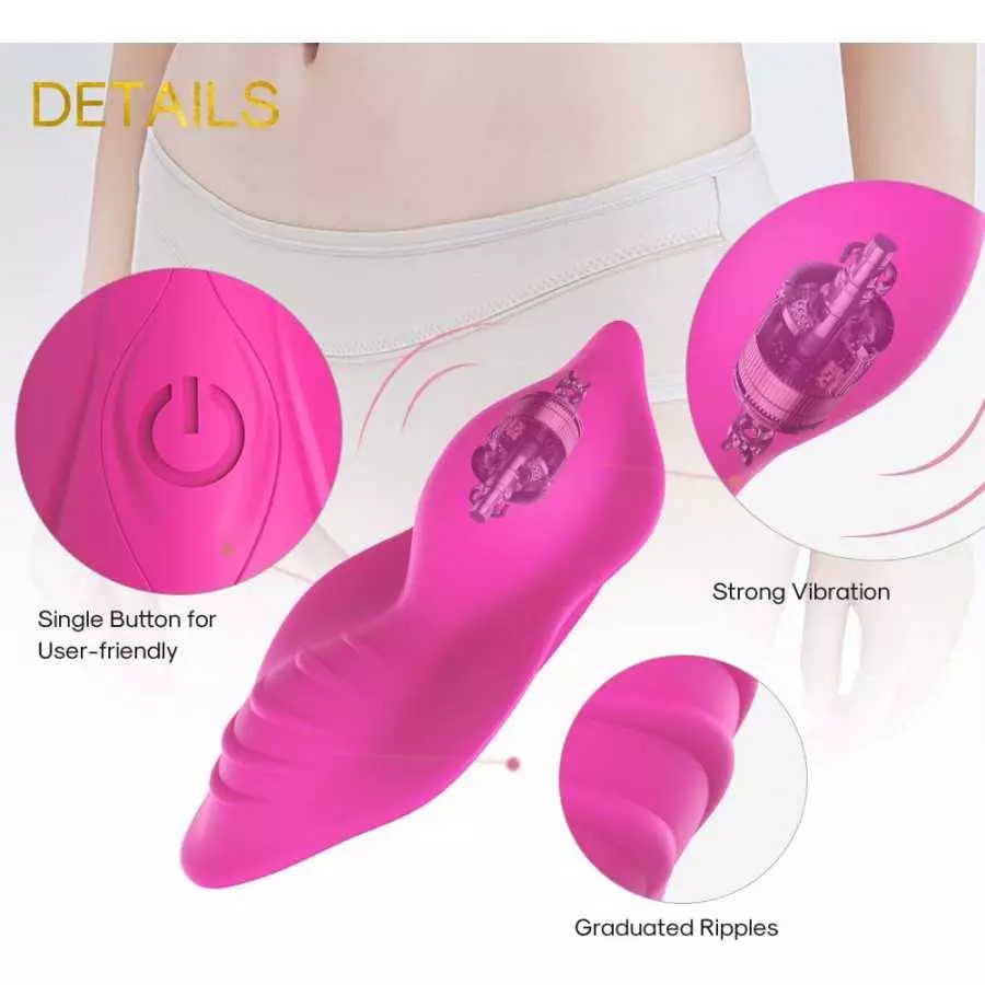 Alfun Wearable Panty Vibrator with Remote Panties Vibrating Eggs G Spot Vibrators for Women Rechargeable Waterproof Invisible Cl