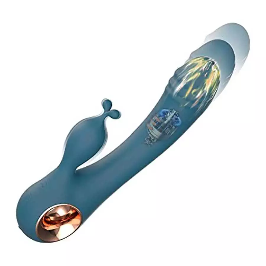 Rabbit Vibrator Sex Toys for Women, G Spot Vibrator Dildo with Bunny Ears 10 Vibrations and One-Click Enhanced Mode, Waterproof Rabbit Vibrator Sex Toys for Women, G Spot Vibrator Dildo with Bunny Ears 10 Vibrations and One-Click Enhanced Mode, Waterproof