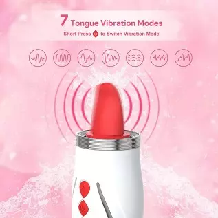 Begonia Angel Rose Toys for Women Sucking Vibrator with Tongue Rechargeable Clitoral Nipple Stimulator Adult Sucker Sex Toy (Sho Begonia Angel Rose Toys for Women Sucking Vibrator with Tongue Rechargeable Clitoral Nipple Stimulator Adult Sucker Sex Toy (Sho