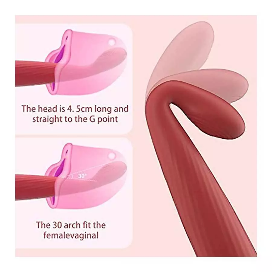 G Spot Finger Vibrator, XINBALE Clitoral G-Spot Stimulator with 16 Vibrations, Waterproof Clitoris Nipple Vagina Massager for Wo