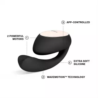 LELO IDA Wave Dual App Controlled Vibe for Couples Vibrator for Women with 2 Powerful Motors and 10 Vibrations Settings, Coral R LELO IDA Wave Dual App Controlled Vibe for Couples Vibrator for Women with 2 Powerful Motors and 10 Vibrations Settings, Coral R