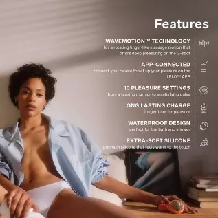 LELO IDA Wave Dual App Controlled Vibe for Couples Vibrator for Women with 2 Powerful Motors and 10 Vibrations Settings, Coral R LELO IDA Wave Dual App Controlled Vibe for Couples Vibrator for Women with 2 Powerful Motors and 10 Vibrations Settings, Coral R