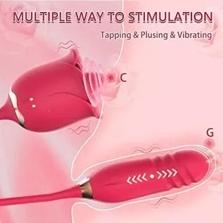 Rose Sex Stimulator for Women Sex Pleasure, Rose Sexual Stimulation Device, Rose Sex Toys for Women Female, Thrusting G Spot Cli Rose Sex Stimulator for Women Sex Pleasure, Rose Sexual Stimulation Device, Rose Sex Toys for Women Female, Thrusting G Spot Cli