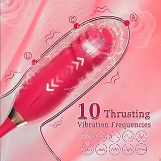 Rose Sex Stimulator for Women Sex Pleasure, Rose Sexual Stimulation Device, Rose Sex Toys for Women Female, Thrusting G Spot Cli Rose Sex Stimulator for Women Sex Pleasure, Rose Sexual Stimulation Device, Rose Sex Toys for Women Female, Thrusting G Spot Cli