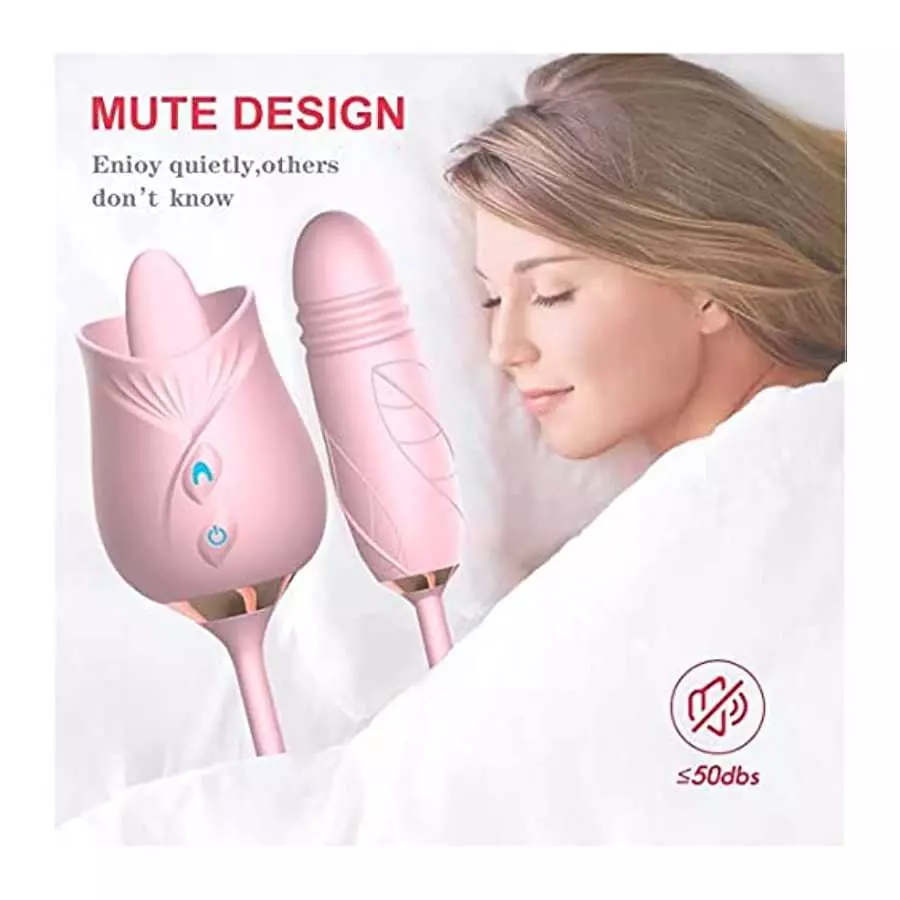 Dual Head Sex Tongue for Licking and Sucking, Rose Toy for Women , Clitorals Stimulator, Electric Women Relaxing Toy, Woman Suct