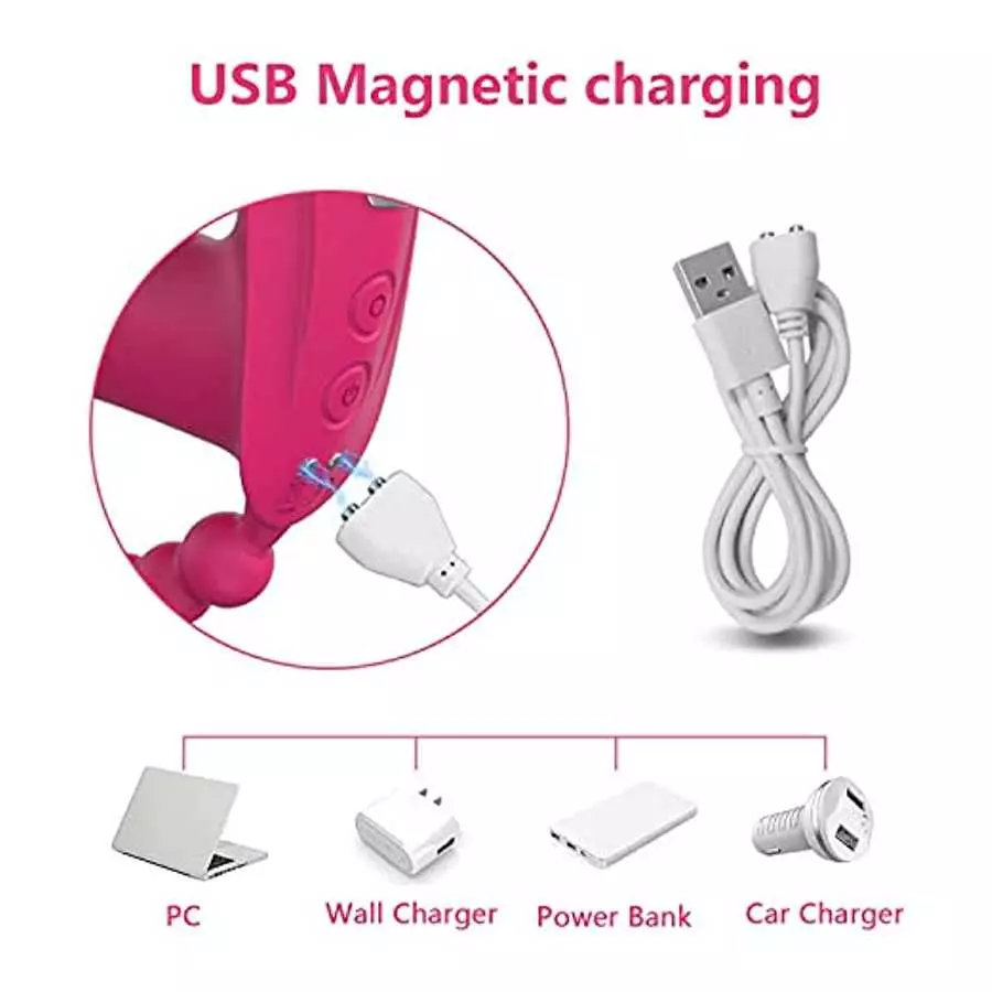 3 in 1 Dildo Vibrator for Women Adult Sex Toy G Clitoral Stimulator 10Sucking Modes+10licking &Vibration Modes-Waterproof Rechar