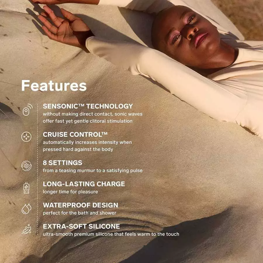 LELO Enigma Cruise Dual Stimulator Waterproof Clitoral Vibrator with 8 Vibrating Patterns Rabbit Sex Toy Vibrator for Women, Dee