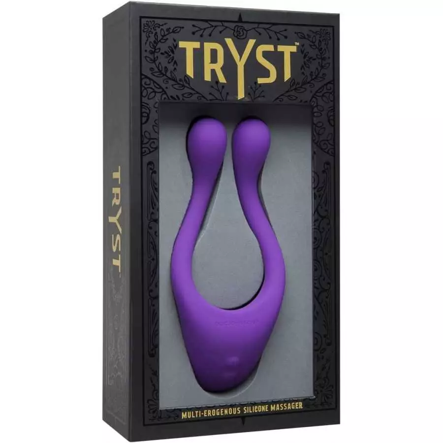 DOC JOHNSON Tryst Multi Erogenous Zone Massager – Purple DOC JOHNSON Tryst Multi Erogenous Zone Massager – Purple