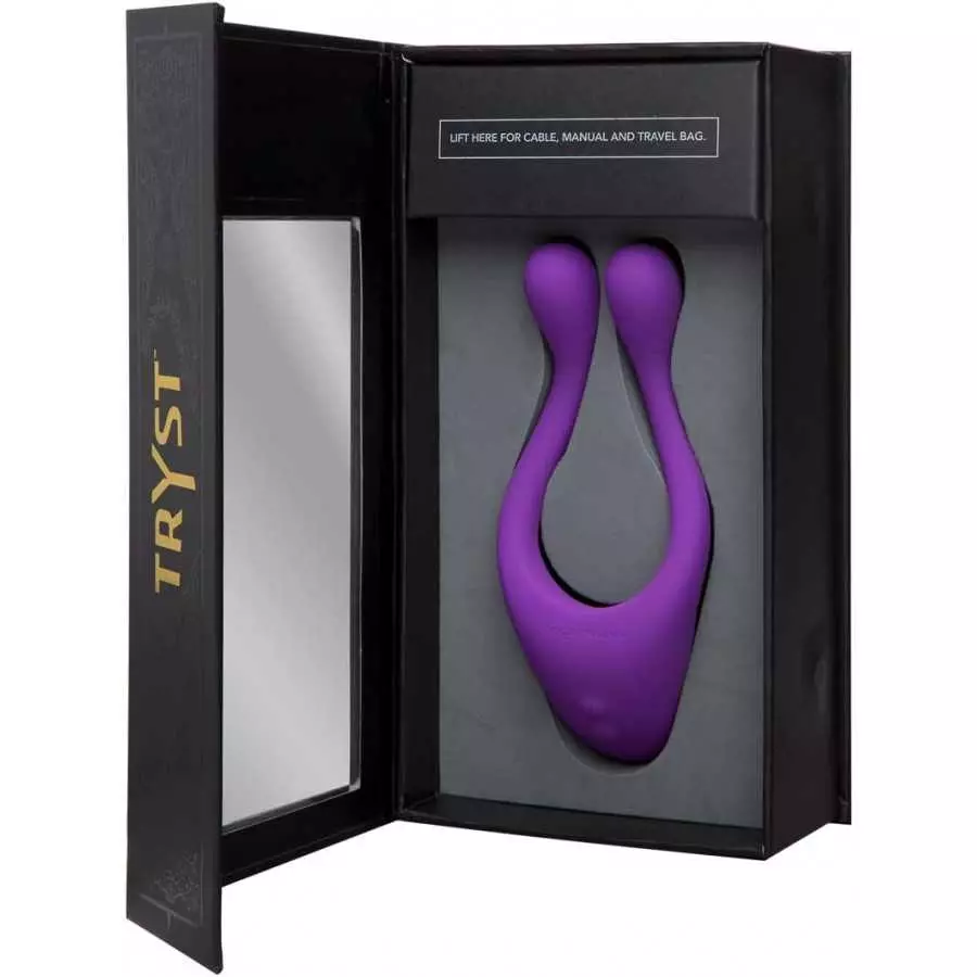 DOC JOHNSON Tryst Multi Erogenous Zone Massager – Purple