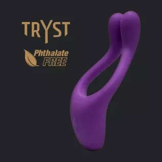 DOC JOHNSON Tryst Multi Erogenous Zone Massager – Purple DOC JOHNSON Tryst Multi Erogenous Zone Massager – Purple