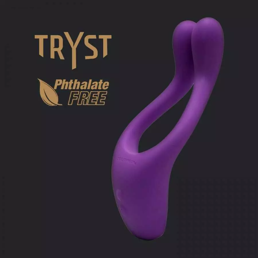 DOC JOHNSON Tryst Multi Erogenous Zone Massager – Purple