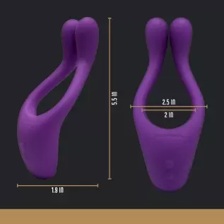 DOC JOHNSON Tryst Multi Erogenous Zone Massager – Purple DOC JOHNSON Tryst Multi Erogenous Zone Massager – Purple