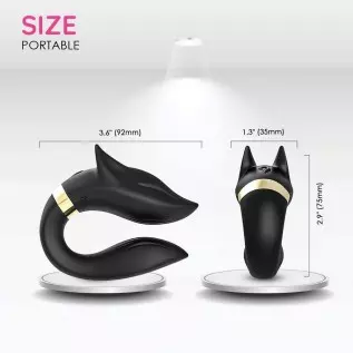 Couple Vibrator for G-spot & Clitoral with 9 Modes Powerful Vibration Patterns, Stimulator Clit, Nipples and Anal, USB Rechargea Couple Vibrator for G-spot & Clitoral with 9 Modes Powerful Vibration Patterns, Stimulator Clit, Nipples and Anal, USB Rechargea