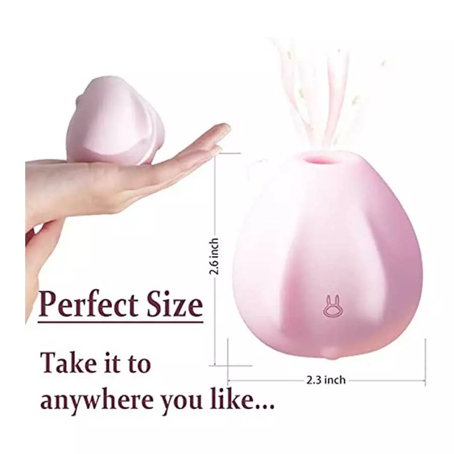 Anime Rabbit Cute Rose Toy Vibrator for Women Clitoris Nipple Stimulator Suck G-Spot Clitoral Vibrator Adult Sex Toys for Women